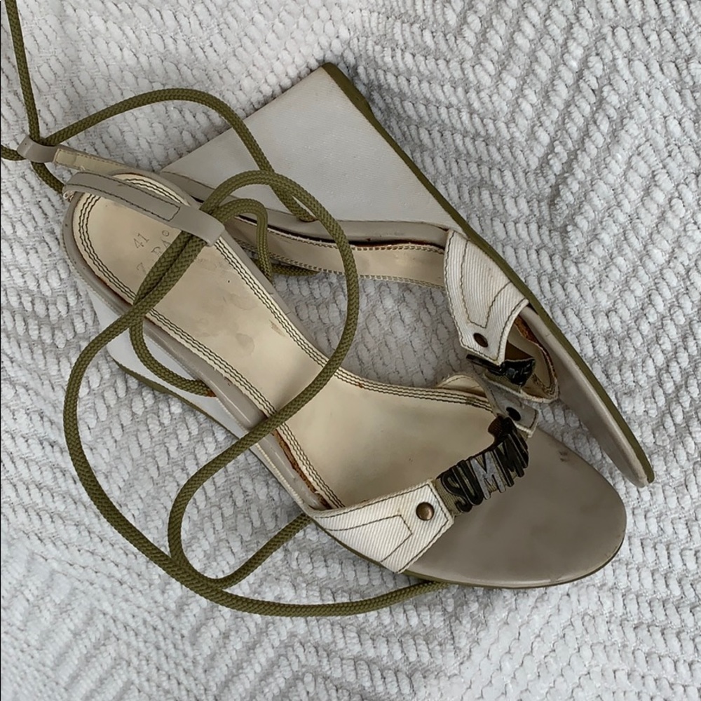 Zara 👠 Bundle THREE PAIRS - offer $25 ! 👠 “Summer” Wedge Sandals